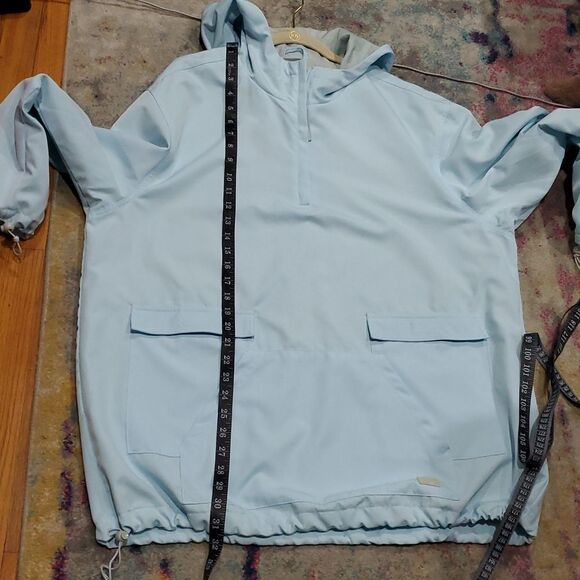 Nike Y2K Light Blue Hooded Jacket Size L - Picture 13 of 15